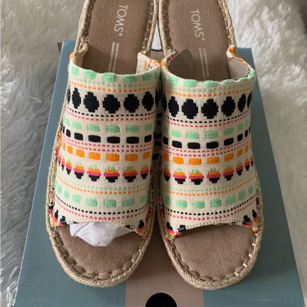 TOMS Monica Mule Wedges